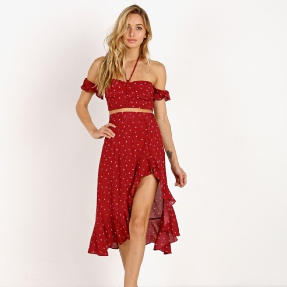 For Love and Lemons La Lana Skirt set